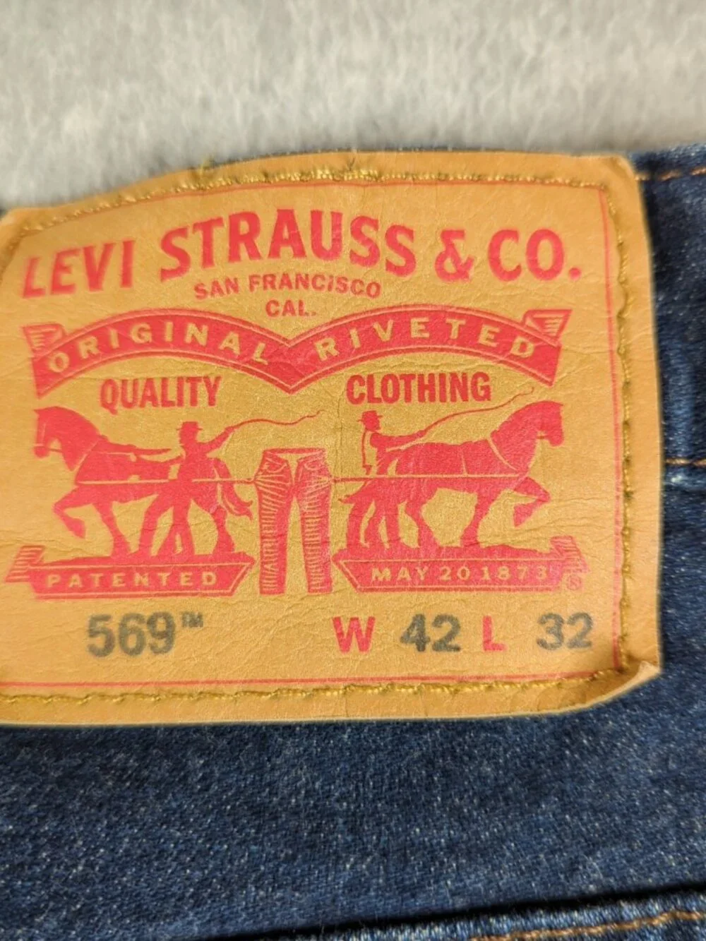Levi's 569 Jeans Men's 42x32 (Actual 44x31) Loose Straight Relaxed Baggy
